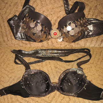 Tribal Belly Dance Bra · A Bra · Embellishing and No-Sew on Cut Out + Keep