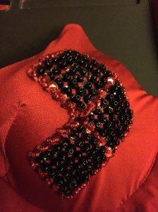 Bra with applique