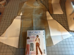 Altered Yoga pants pattern